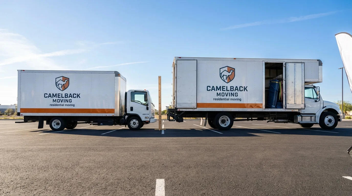 Moving truck size capacity guide in Englishtown